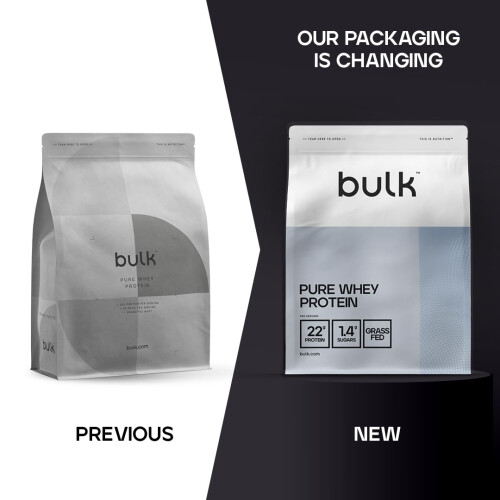 Bulk Pure Whey Protein Powder Shake, Chocolate, 1 kg, Packaging May Vary 1