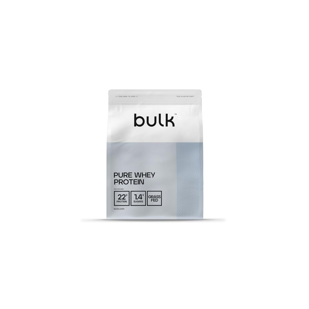 Bulk Pure Whey Protein Powder Shake, Strawberry, 500 G, 16 Servings, Packaging May Vary