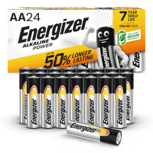 Energizer AA Batteries, Alkaline Power, 24 Pack, Double A Battery Pack - Amazon Exclusive