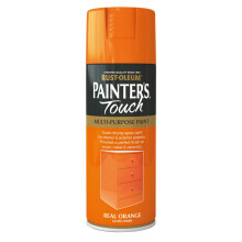 Rust-Oleum AE0040018E8 400ml Painter's Touch Spray Paint - Real Orange Gloss