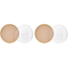 Rimmel Stay Matte Pressed Powder, Silky Beige, 14g (Pack of 2)
