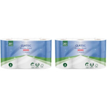 by Amazon Classic Kitchen Roll, 3-ply, Strong and Absorbent, 3 Rolls (2 Pack of 3), 80 Sheets per Roll, FSC Certified