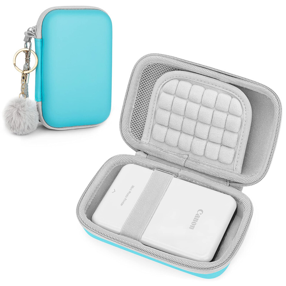 Yinke Case for Canon Ivy Mobile Mini Photo Printer/Canon Ivy CLIQ 2/+2 Instant Camera Printer Travel Hard Carry Case Protective Cover Blue