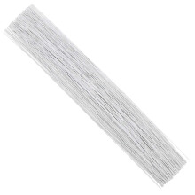 Ccinee 22 gauge hvid blomstertr?d stamme til blomsterarrangement h?ndv?rksforsyning 16 tommer 150stk