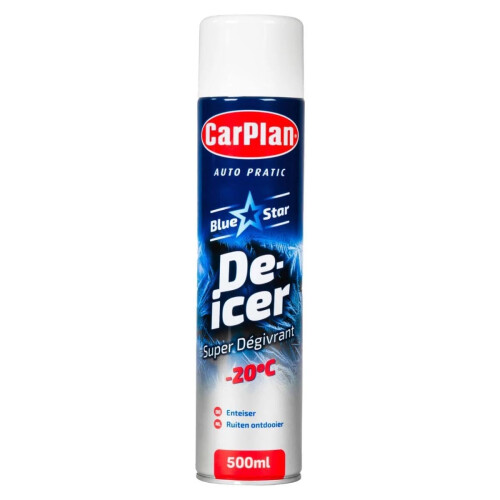CarPlan CarPlan, Blue Star De-Icer Aerosol, 500 ml (Pack of 1)