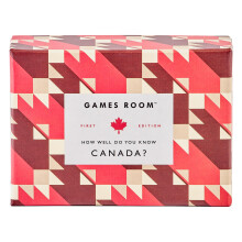 Ridley's Games Room How Well Do You Know Canada? Trivia Card Game - Trivia Game for Adults and Kids - 2+ Players - Includes 140 Questions - Fun Q