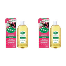 Zoflora Bouquet 500ml, Concentrated Antibacterial Disinfectant, All Purpose Cleaner, Surface Cleaning Solution, Kills Bacteria and Viruses (Pack 2)