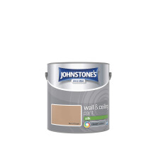 Johnstone's - Wall & Ceiling Paint - Burnt Sugar - Silk Finish - Emulsion Paint - Fantastic Coverage - Easy 1-2 Hours - 12m2 Coverage per Litre - 2.5L