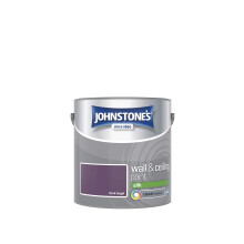 Johnstone's - Wall & Ceiling Paint - Dark Angel - Silk Finish - Emulsion Paint - Fantastic Coverage - Easy 1-2 Hours - 12m2 Coverage per Litre - 2.5L