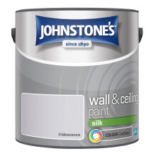 Johnstone's - Wall & Ceiling Paint - Iridescence - Silk Finish - Emulsion Paint - Fantastic Coverage - Easy to Hours - 12m2 Coverage per Litre - 2.5L