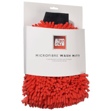 Autoglym Microfibre Noodle Wash Mitt - Mircrofibre Cleaning Mitt Specially Designed For a Quick, on Car Paintwork and Glass , 20.30 x 2.00 cms, Red