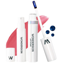 Wonderskin Wonder Blading Lip Stain Peel Off and Reveal Kit - Long Lasting, Waterproof Lip Tint, Transfer Proof Natural Makeup Stain Kit (Romance)