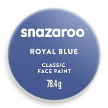Snazaroo Classic Face and Body Paint for Kids and Adults, Royal Blue Colour, Washable, Non-Toxic, Makeup, Body Painting for Parties, for Ages 3+