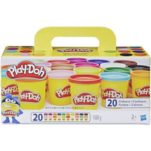 Play-Doh Super Colour Pack, Non-Toxic Modelling Compound Set with 20 Colours for Toddlers, Creative Toys for 2+ Year Old Kids, Arts and Crafts