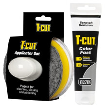 T-Cut CSS150 Silver Scratch Remover Color Fast Paintwork Restorer Car Polish - 150g plus a Wax Applicator Set with Handle* 6 Colours Available