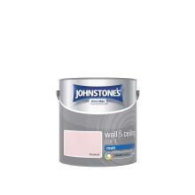 Johnstone's - Wall and Ceiling Paint Matt - Interior Paint - Contemporary Finish - Suitable for Interior Walls and Ceilings - Rosebud - 2.5 L