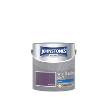 Johnstone's - Wall and Ceiling Paint Matt - Interior Paint - Contemporary Finish - Suitable for Interior Walls and Ceilings - Dark Angel - 2.5 L