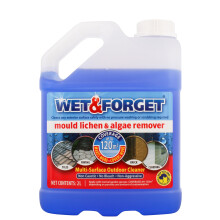 Wet & Forget Mould, Lichen & Algae Remover, Outdoor Cleaning Solution, Black Mould Remover, Bleach Free, 2 Litre
