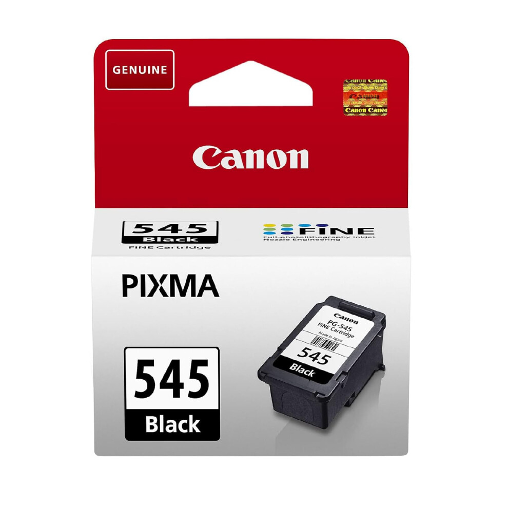 Canon Ink - PG-540L High Yield Genuine Black Printer Ink Cartridge - Prints Up to 300 A4 Pages (1 x Cartridge)