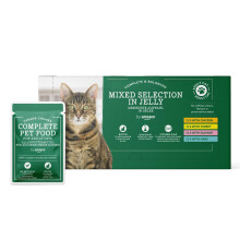 by Amazon Grain-Free Complete Cat Food for Adult Cats, Mixed Jelly Selection, 4.8 kg
