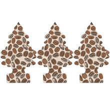 Little Trees Air Freshener Tree LTZ089 Cafe Fragrance For Car Home Boat Caravan - Triple Pack