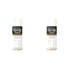 Rust-Oleum AE0040008E8 400ml Painter's Touch Spray Paint - Ivory Bisque Gloss (Pack of 2)