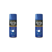 Rust-Oleum AE0040009E8 400ml Painter's Touch Spray Paint - Deep Blue Gloss (Pack of 2)