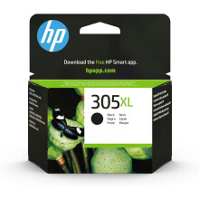 HP 3YM62AE 305XL High Yield Original Ink Cartridge, Black, (Pack of 1) Packaging may vary
