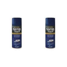 Rust-Oleum 400ml Painters' Touch Spray Paint - Navy Blue (gloss finish) (Pack of 2)