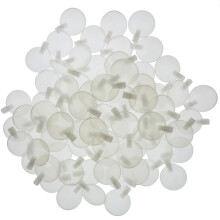 Zellerdo 100 stuks 50 mm speelgoedpiepers, geschikt voor reparatie, hond, huisdier, babyspeelgoed, ruismaker, vervanging