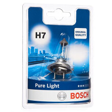 Bosch H7 (477) Pure Light Headlight Bulb - 12 V 55 W PX26d - 1 Bulb