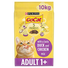 Go-Cat Adult Chicken & Duck Dry Cat Food 10kg (Packaging may vary)