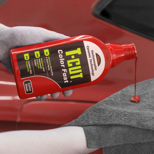T-Cut Colour Fast 3-in-1 Paintwork Renovator, Light Red, 500ml 1
