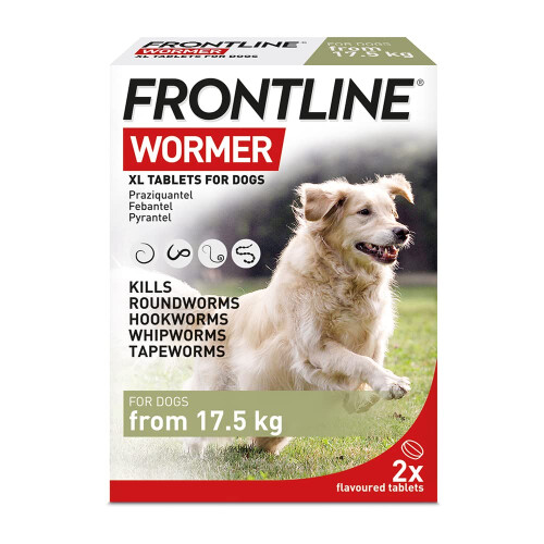 FRONTLINE FRONTLINE WORMER - XL Worming Tablets for Dogs - 2 Tablets