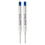 Parker Parker Ballpoint Pen Refills | Medium Point | Blue QUINKflow Ink | 2 Count 2