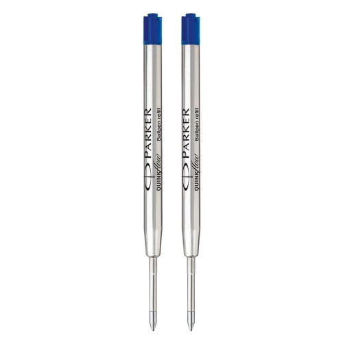 Parker Parker Ballpoint Pen Refills | Medium Point | Blue QUINKflow Ink | 2 Count 1