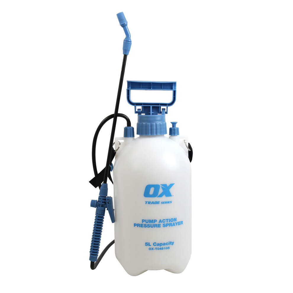 OX OX-T045105 Pump Action Pressure Sprayer - 5 Litre