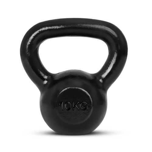 Amazon Amazon Basics Cast-Iron Kettlebell, 10 kg, Black