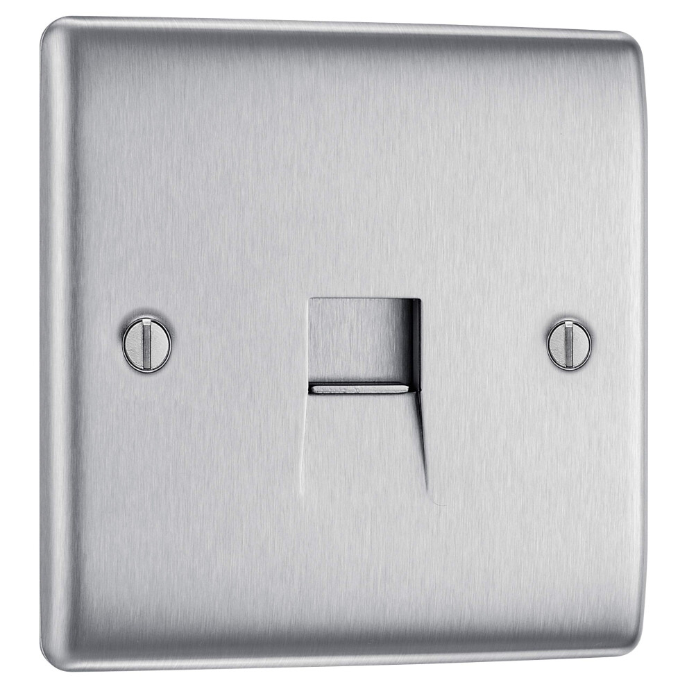 Bg Electrical Single Telephone Slave Socket 1014171757464