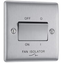 BG Electrical 3-Pole Fan Isolator Switch