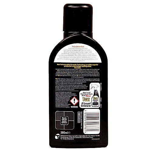 T-Cut Colour Fast 3-in-1 Paintwork Renovator, Black, 500ml 1