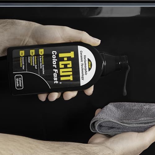 T-Cut Colour Fast 3-in-1 Paintwork Renovator, Black, 500ml 2