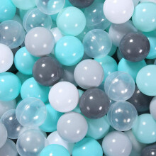Starbolo Plastic Ball Pit Balls For Babies Ball Pit- 100st Tjockare Toy Balls BPA Gratis Phtalate Free Crush Proof Play Balls For Toddlers 1-3 Ba