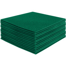 FabricLA Akrylfiltark til h?ndv?rk - Bl?dt forsk?ret 10"""" X 10"""" tommer (25,5 cm X 25,5 cm) Filtkvadrater - Brug filtstof-h?ndv?rksark til DIY ho