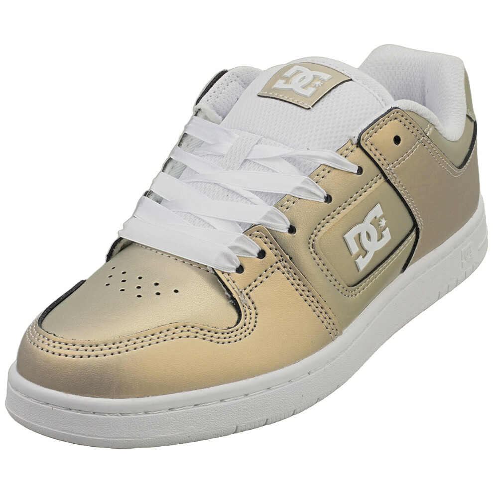(7) DC Shoes Manteca 4 Lx Womens Skate Trainers in Gold