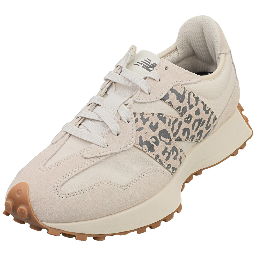 New Balance 327 Mens Fashion Trainers in Moonbeam Leopard - 9 UK