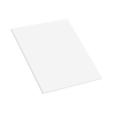 Mega-Format expandierte PVC-Kunststoffplatten  5"" x 7"" starre weie Platte fr Bastelbeschilderungen und Displays  Sintra Celtec PVC-Platte  wasse