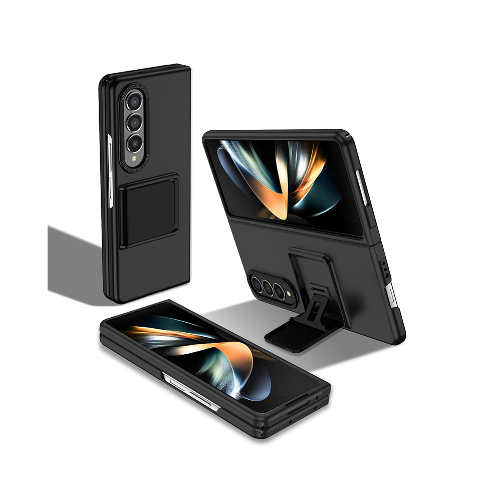 (, For Galaxy Z Fold 3) For Galaxy Z Fold 3 4 Case With Built-In Kickstand Black 967854524819