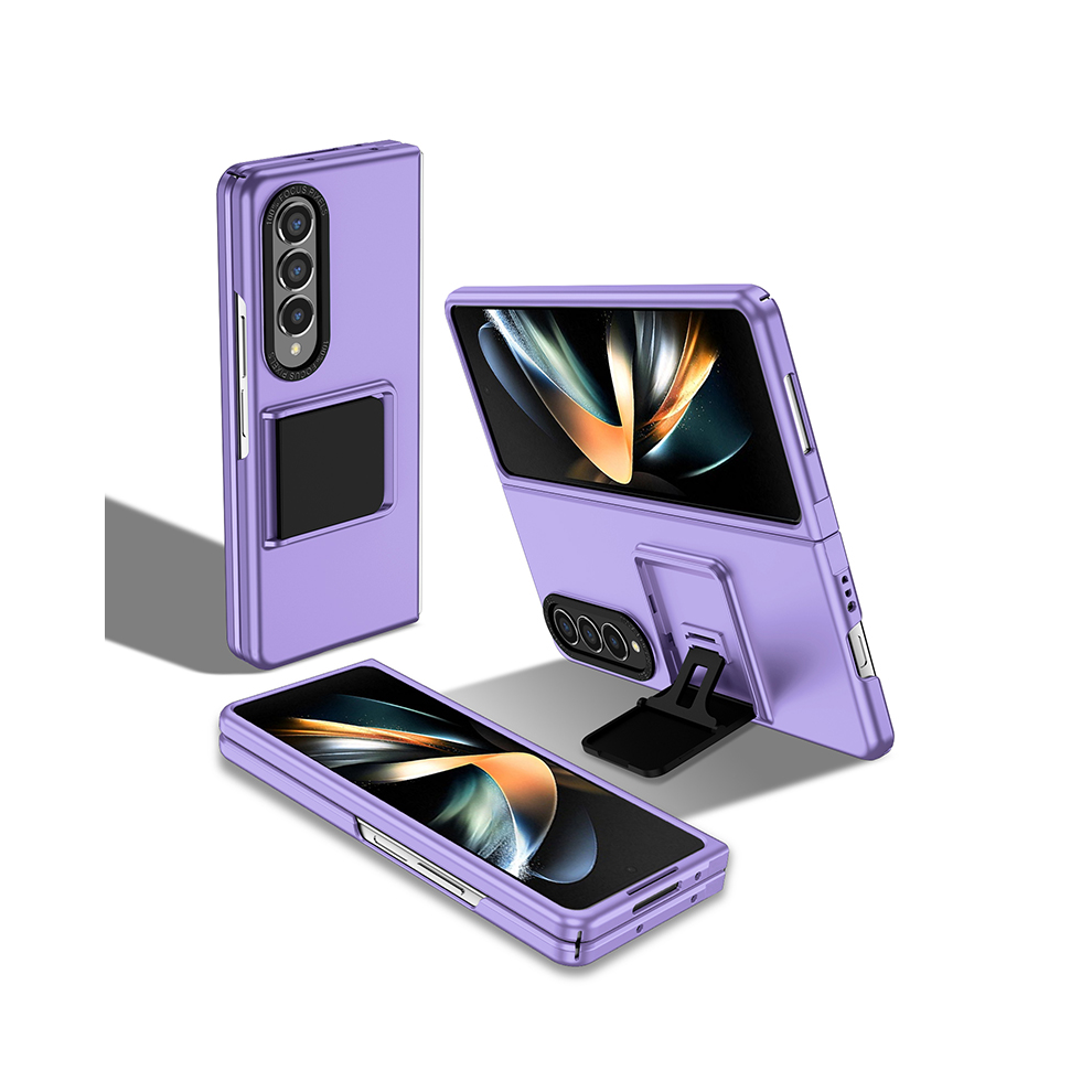 (, For Galaxy Z Fold 5) For Galaxy Z Fold 3 4 Case With Built-In Kickstand Purple 967854524901