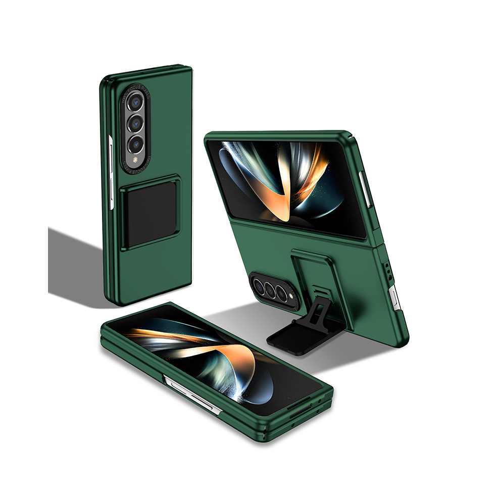(, For Galaxy Z Fold 4) For Galaxy Z Fold 3 4 Case With Built-In Kickstand Green 967854524949